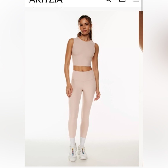Tnabutter Atmosphere Hi Rise Leggings in Dusty Rose size XS - Picture 3 of 5
